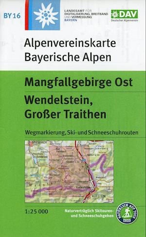 Cover for Deutscher Alpenverein · Mangfallgebirge Ost, Wendelstein, Großer Traithen 1:25 000 (Map) (2021)