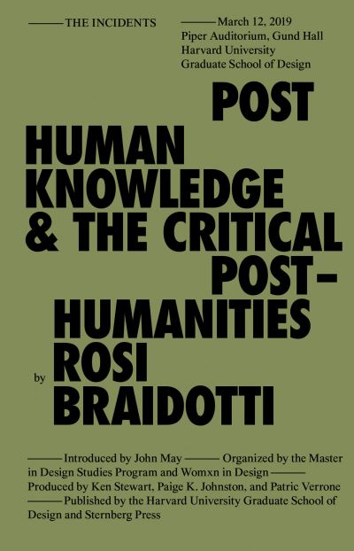 Cover for Rosi Braidotti · Posthuman Knowledge and the Critical Posthumanities (N/A) (2025)