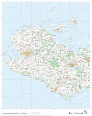 Trap Danmark: Falset kort over Lolland Kommune - Trap Danmark - Boeken - Trap Danmark - 9788771813104 - 8 juni 2022