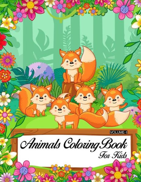 Cover for Rainbow Publishing · Animals Coloring Book For Kids (Volume-1) (Paperback Book) (2020)