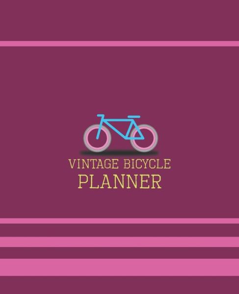 Cover for Plam Studio · Vintage Bicycle, Retro Weekly Planner Undated, Doted Grid Paper, Multitask Shamble Organizer (Paperback Book) (2020)