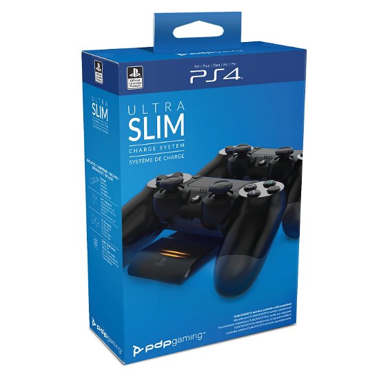 PDP Officially Licensed Playstation UltraSlim Charging System PS4 - Ps4 - Spel - PDP - 0708056064105 - 2020