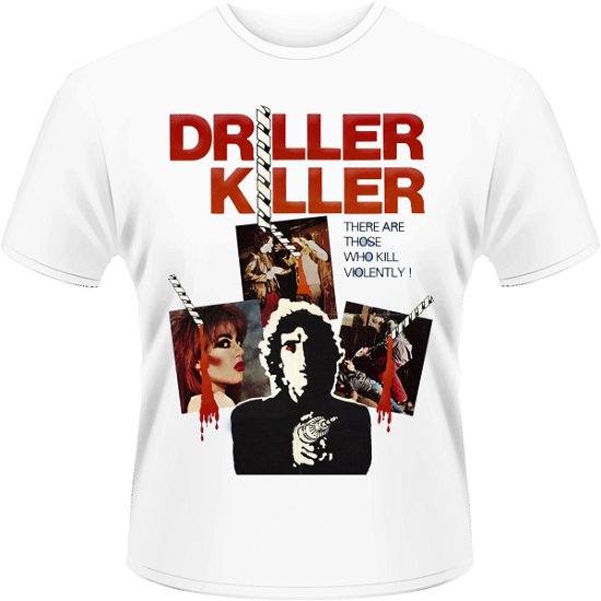 Cover for Driller Killer · Driller Killer (Poster) (T-shirt) [size XL] [White edition] (2012)
