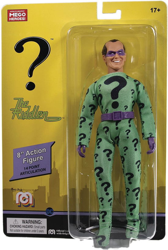 Mego Dc Comics Riddler 8in af - Mego - Gadżety -  - 0850002478105 - 29 września 2021