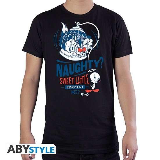 LOONEY TUNES - Tshirt Tweety & Sylvester man SS - T-Shirt Männer - Merchandise - ABYstyle - 3665361071105 - 7. februar 2019