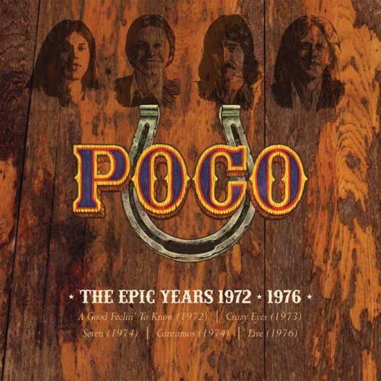 Cover for Poco · Epic Years 1972-1976 5cd Clamshell Box (CD) (2023)