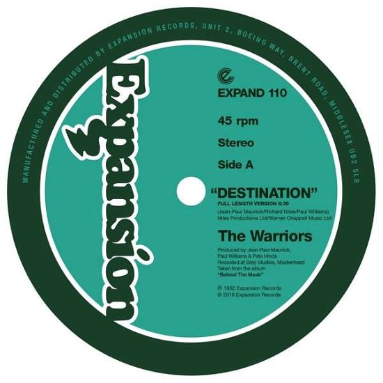 Destination - The Warriors - Música - EXPANSION - 5019421521105 - 23 de fevereiro de 2018
