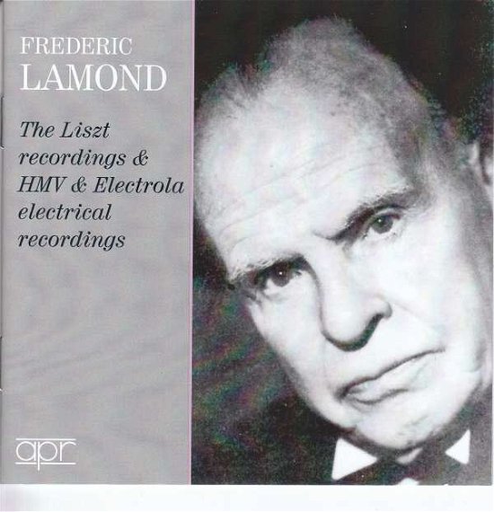 Cover for Frederic Lamond · The Liszt Recordings (CD) (2018)