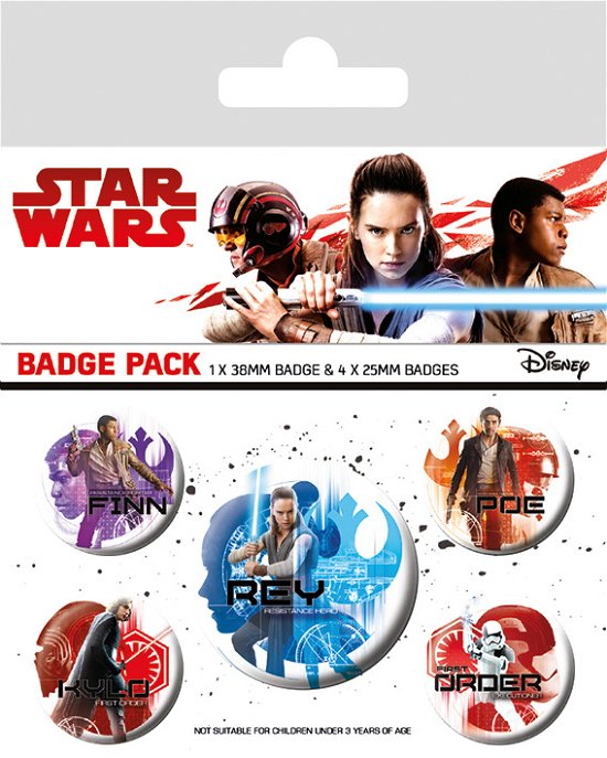 Cover for Star Wars The Last Jedi · Star Wars The Last Jedi: Icons Badge Pack (MERCH)