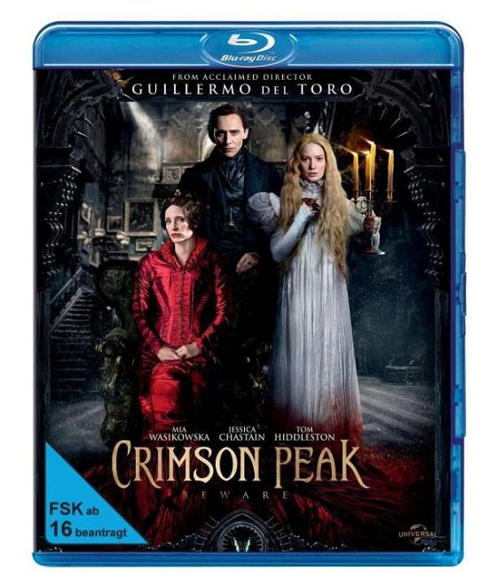 Cover for Tom Hiddleston,charlie Hunnam,jessica Chastain · Crimson Peak (Blu-ray) (2016)