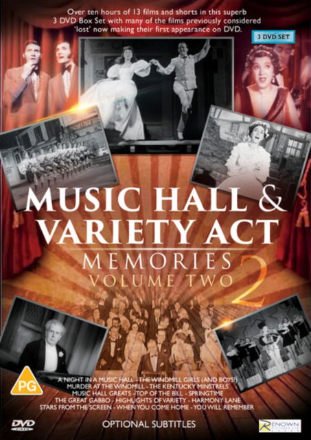 Music Hall & Variety Act Memories: Vol.2 - Musical - Filmes - RENOWN - 5060172962105 - 19 de março de 2021