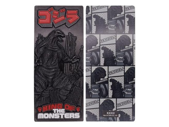Godzilla XL Metallbarren Limited Edition - Fanattik - Merchandise -  - 5060948293105 - March 19, 2024