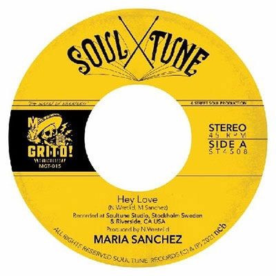 Cover for Maria Sanchez · Hey Love B/w Give Me Your Lovin4 (7&quot;) (2022)