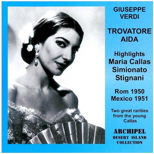Cover for Verdi / Callas · Aida &amp; Trovatore Hlts (CD) (2012)
