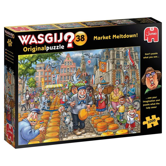 Wasgij Original 38 - Market Meltdown! - Puzzle - Fanituote - Jumbo - 8710126250105 - 