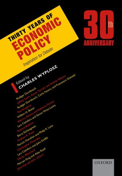 Cover for Charles Wyplosz · Thirty Years of Economic Policy: Inspiration for Debate (Paperback Book) (2015)