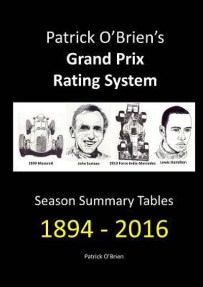 Patrick o?Brien's Grand Prix Rating System - Patrick O'Brien - Książki - Lulu Press, Inc. - 9780244668105 - 27 lipca 2017