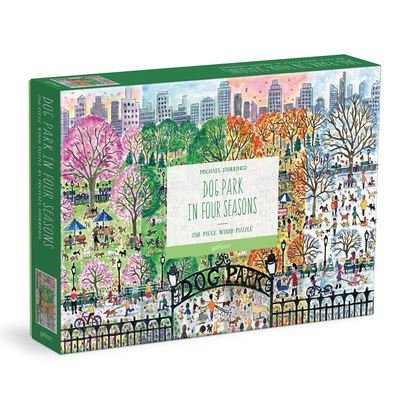 Galison · Michael Storrings Dog Park in Four Seasons 250 Piece Wood Puzzle (GAME) (2022)