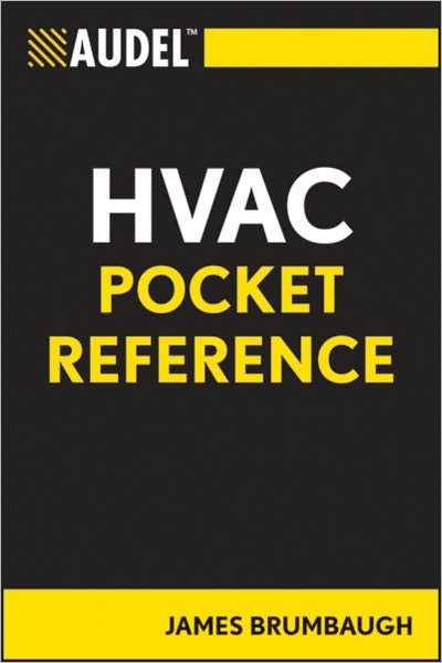 Cover for Brumbaugh, James E. (Winchester, VA, Shenandoah University) · Audel HVAC Pocket Reference - Audel Technical Trades Series (Paperback Bog) (2005)