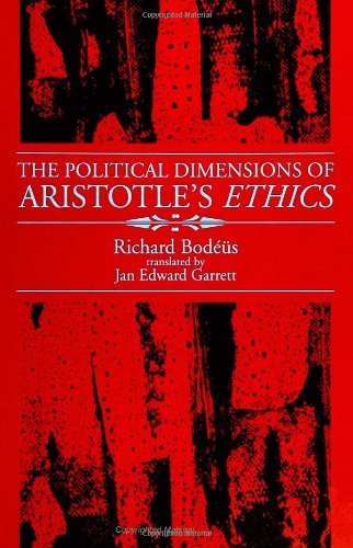 Cover for Richard Bodeus · The Political Dimensions of Aristotle's Ethics (S U N Y Series in Ancient Greek Philosophy) (Paperback Book) (1993)