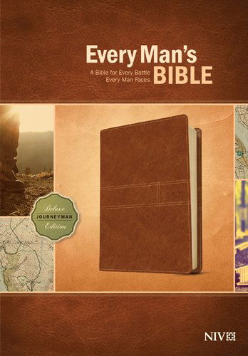 Cover for Dean Merrill · Every Man's Bible NIV, Deluxe Journeyman Edition (LeatherLike, Tan) (Leather Book) [Box Lea Dl edition] (2014)