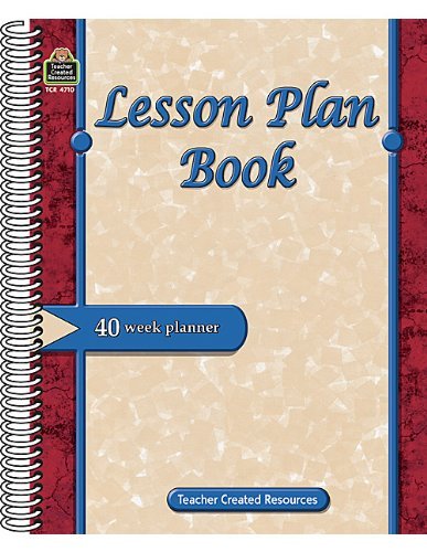 Cover for Teacher Created Resources Staff · Lesson Plan Book (Spiralbog) (2007)