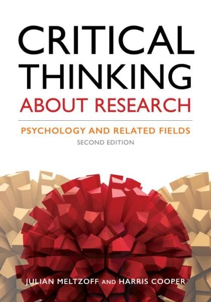 Cover for Harris Cooper · Critical Thinking About Research: Psychology and Related Fields (Paperback Book) (2017)