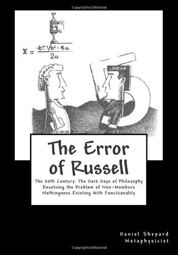 Cover for Mr. Daniel J Shepard · The Error of Russell: Resolving the Problem of Non-members (Paperback Book) (2011)