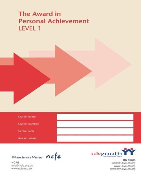 Cover for UK Youth · Award in Personal Achievement Workbook: Level 1 (Paperback Bog) (2013)