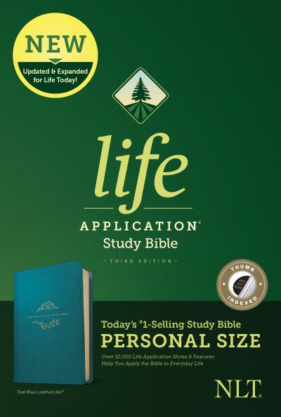 NLT Life Application Study Bible, Third Edition, Teal, Index - Tyndale - Books - Tyndale House Publishers - 9781496440105 - April 7, 2020