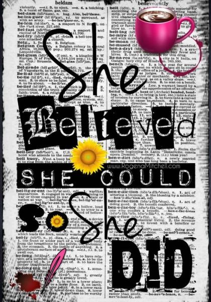 Cover for Rogena Mitchell-jones · She Believed She Could So She Did (Paperback Book) (2015)