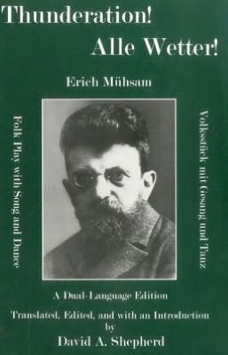 Cover for Erich Muhsam · Thunderation!: Folk Play With Song and Dance (Hardcover Book) (1991)