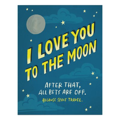 Cover for Em &amp; Friends · 6-Pack Em &amp; Friends To The Moon Love Card (Flashkort) (2020)