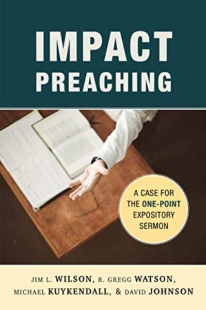 Cover for Jim L. Wilson · Impact Preaching (Pocketbok) (2018)