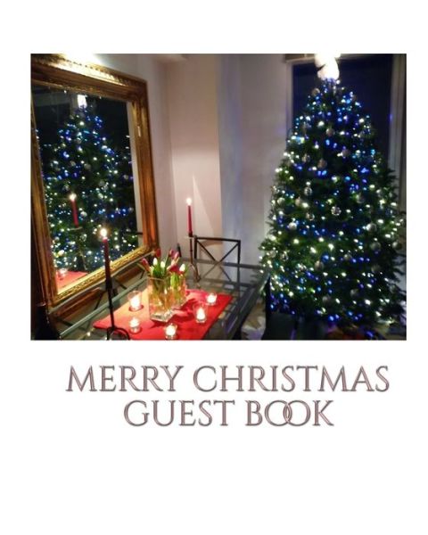 Cover for Sir Michael Huhn · Merry christmas blank guest book (Paperback Book) (2020)