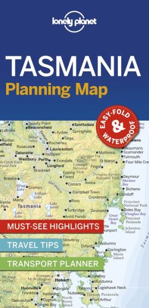 Lonely Planet Tasmania Planning Map - Map - Lonely Planet - Books - Lonely Planet Global Limited - 9781788686105 - November 15, 2019