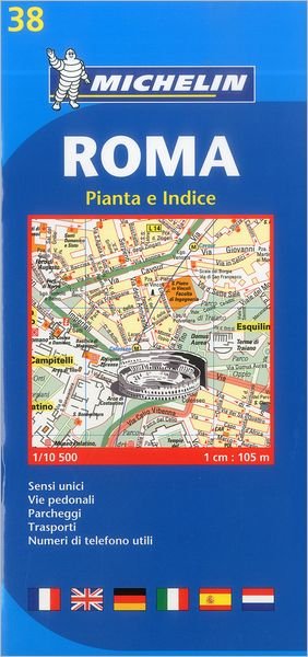 Cover for Michelin · Michelin City Plans: Rome (Gebundenes Buch) (2015)
