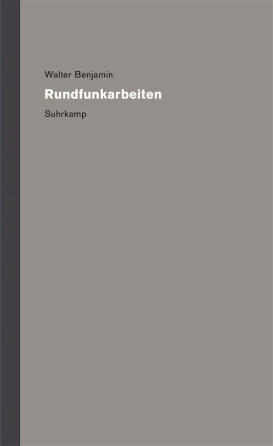 Cover for Benjamin · Werke und Nachlaß. Kritische G (Bog)