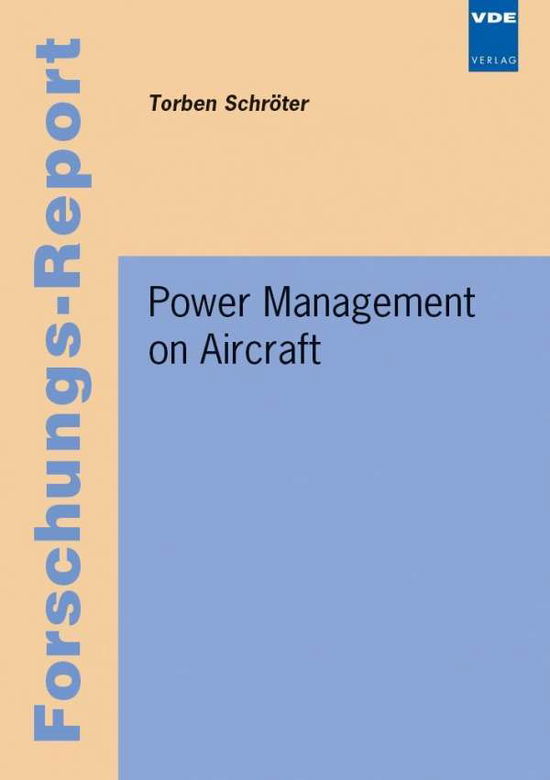 Cover for Schröter · Power Management on Aircraft (Book)