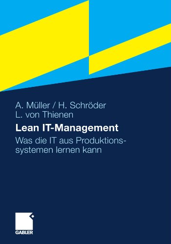 Cover for Arno Muller · Lean It-Management: Was Die It Aus Produktionssystemen Lernen Kann (Paperback Book) [2011 edition] (2011)