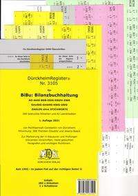 D?rckheimRegister BiBu-BILANZSTEUERRECHT Register f?r deine AO-AktG-BGB-EStG-EStR-KStG-UStG-GmbHG-HGB-UmwG nur Zahlen und ?? -  - Koopwaar -  - 9783864533105 - 