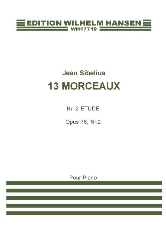 Cover for Jean Sibelius · Etude op. 76/2 (Buch) (1998)