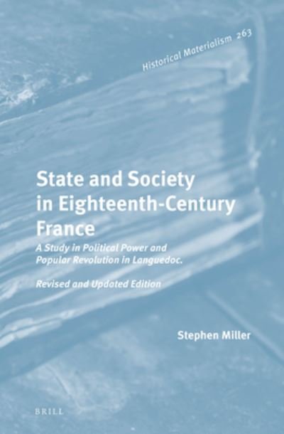 Cover for Stephen Miller · State and Society in Eighteenth-Century France (Buch) (2022)