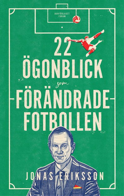 Cover for Jonas Eriksson · 22 ögonblick som förändrade fotbollen (Bound Book) (2024)