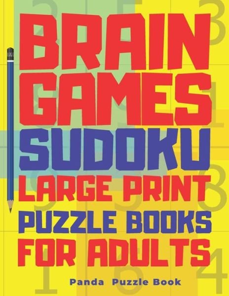 Cover for Panda Puzzle Book · Brain Games Sudoku Large Print Puzzle Books For Adults (Pocketbok) (2020)