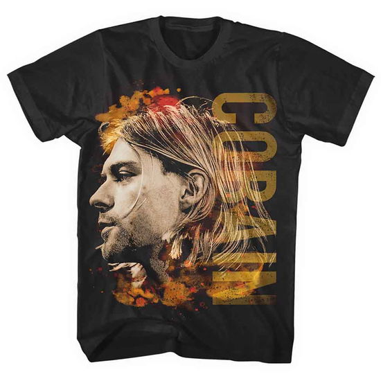 Kurt Cobain Unisex T-Shirt: Coloured Side View - Kurt Cobain - Gadżety -  - 9950670271105 - 