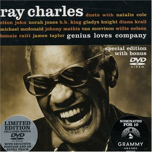 Cover for Ray Charles · Genius Loves Company (DVD/CD) [Bonus Tracks edition] (2014)
