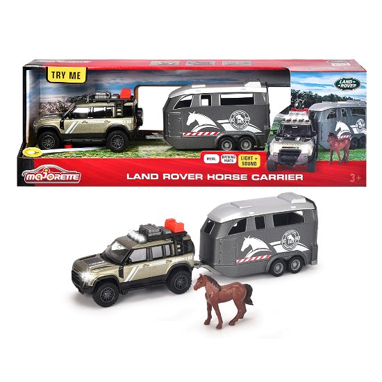 Cover for Majorette · Majorette Land Rover met Paardentrailer (Toys)