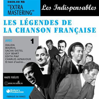 Cover for Les Légendes De La Chanson Française Vol. 1 (CD) (2011)