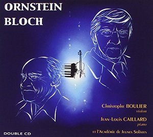 Cover for Boulier,christophe / Caillard · Ornstein / Bloch (CD) [Digipak] (2014)